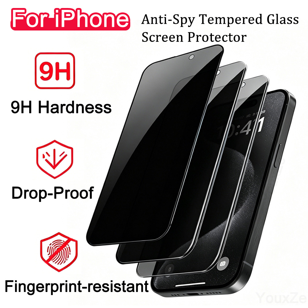 3Pcs Anti Spy Privacy Tempered - Anti Spy Privacy Glass Case ulasan dan harga