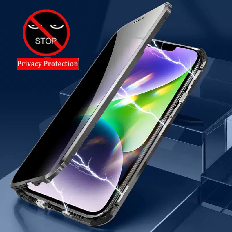 Full Lens Protection Phone Cas - Anti Spy Privacy Glass Case ulasan dan harga