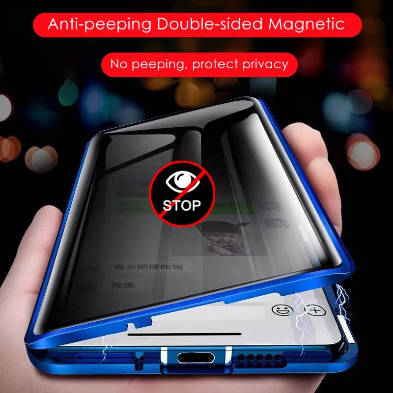 Full Lens Protection Phone Cas - Anti Spy Privacy Glass Case ulasan dan harga