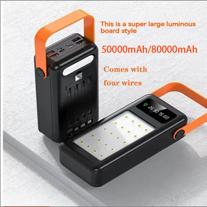 50000mAh 80000mAh Portable Pow - Power Banks ulasan dan harga