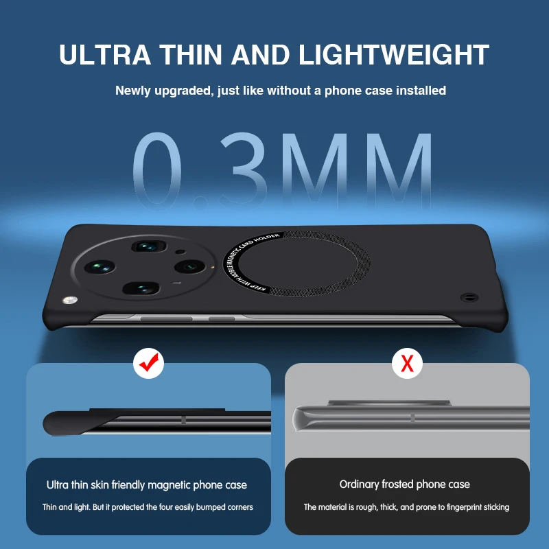 No Border Thin Phone Case for  - Matte Hard Pc Back Case ulasan dan harga