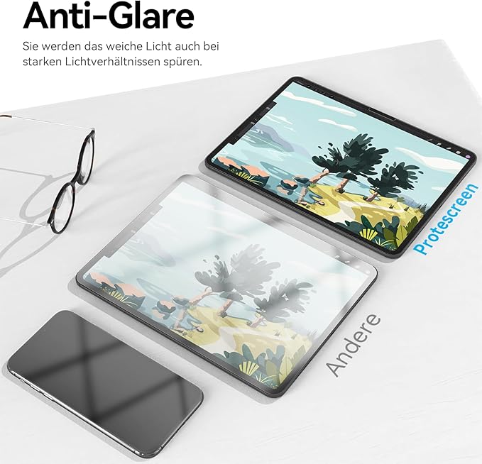 2Pcs Matte Like Paper Film For - Matte Anti Glare Screen Protector ulasan dan harga