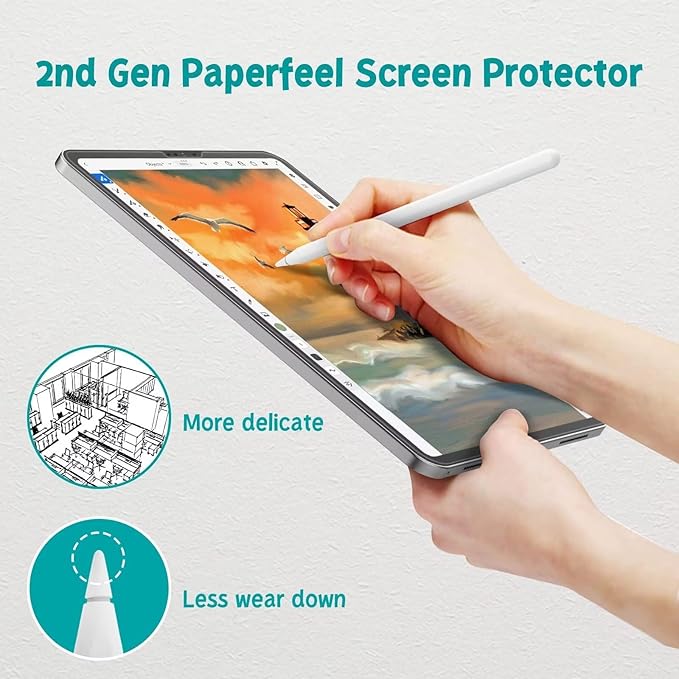 2Pcs Matte Like Paper Film For - Matte Anti Glare Screen Protector ulasan dan harga