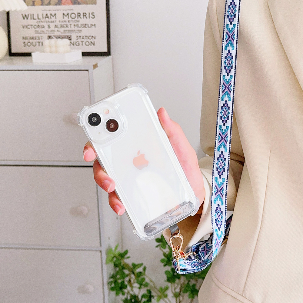 New Retro Crossbody Phone Lany - Crossbody Lanyard Neck Strap Case ulasan dan harga