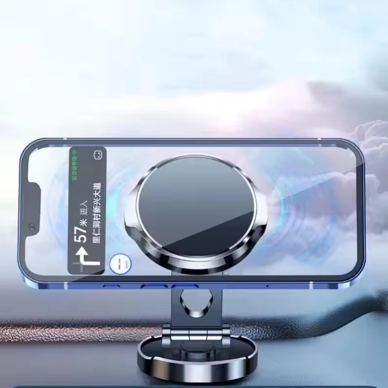 Round Folding Magnetic Car Hol - Phone Stands ulasan dan harga