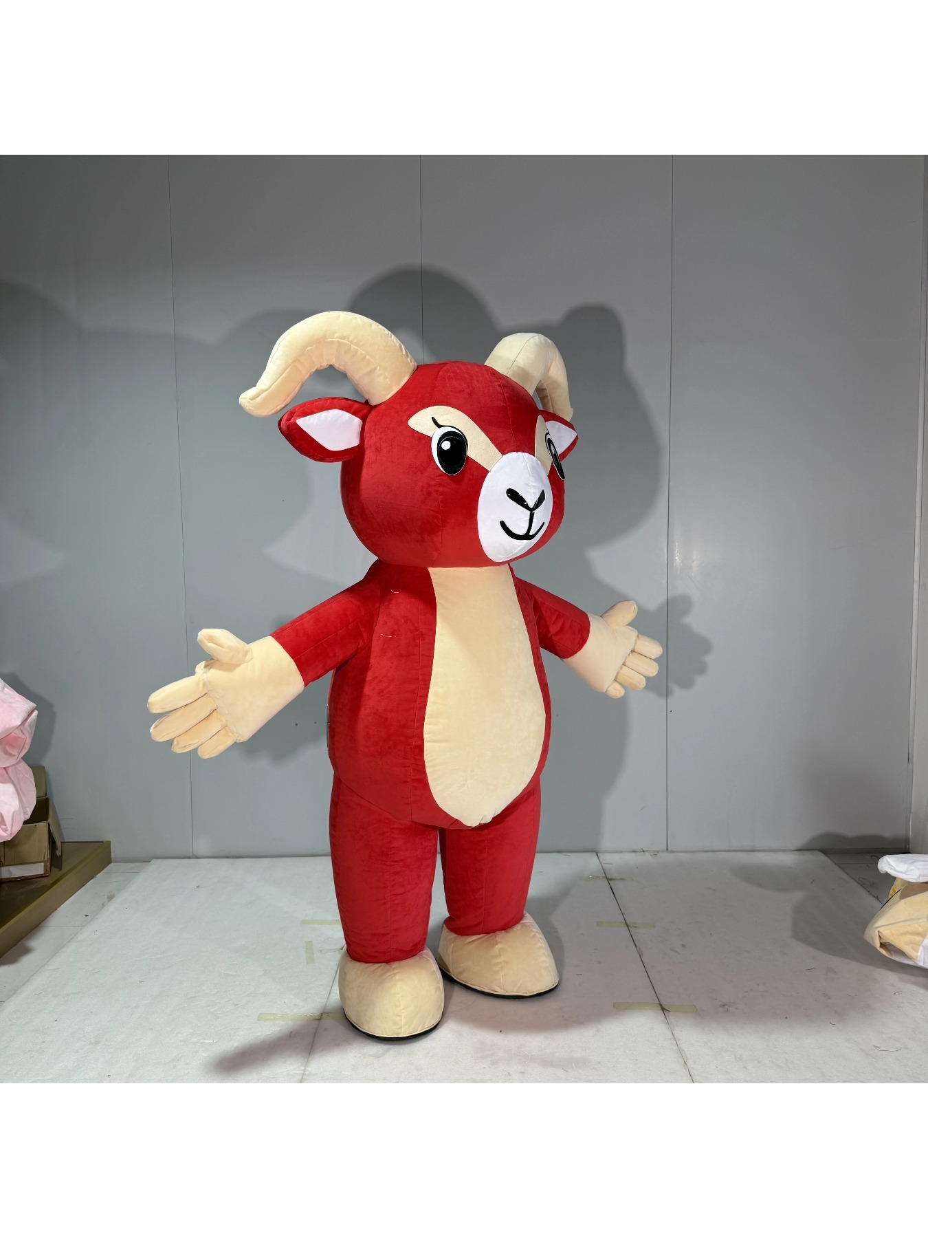 Inflatable Red Goat Mascot Cos - Chargers ulasan dan harga