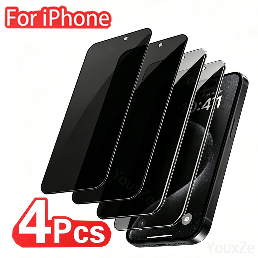 4Pcs Anti Spy Tempered Glass F - Anti Spy Privacy Glass Case ulasan dan harga
