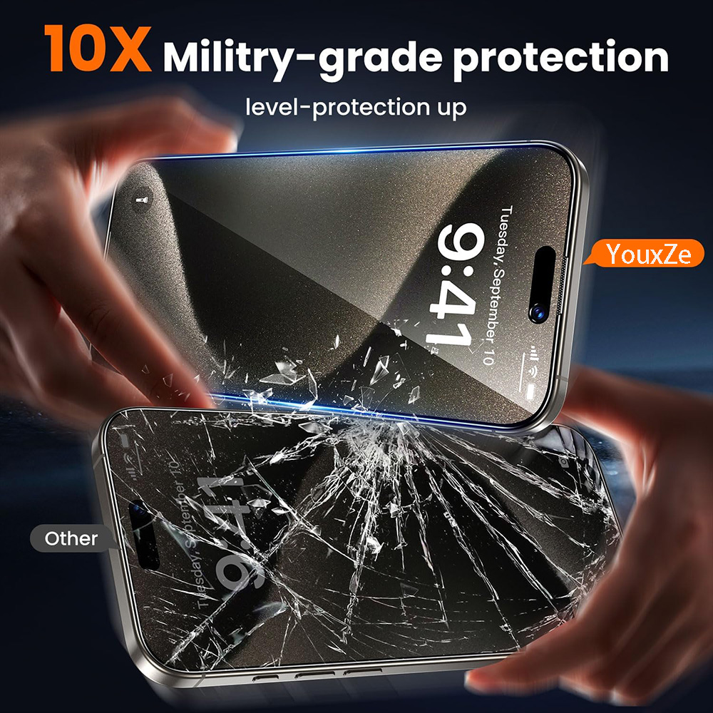 4Pcs Anti Spy Tempered Glass F - Anti Spy Privacy Glass Case ulasan dan harga