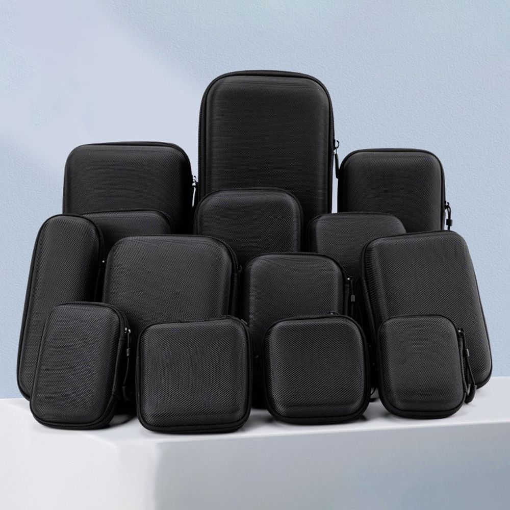 New Hard Shell EVA Storage Box - Earphones ulasan dan harga